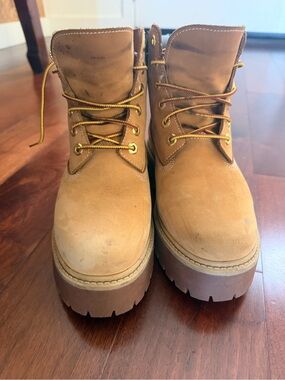 Women’s timberland Work-Style Lace-Up platform Boots